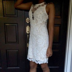White short wedding dress
